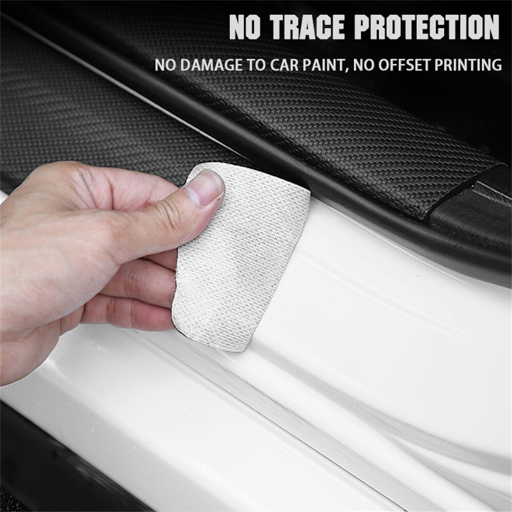 4X For Dodge Charger Accessories Car Door Sill Protector Guard Step Stickers M7