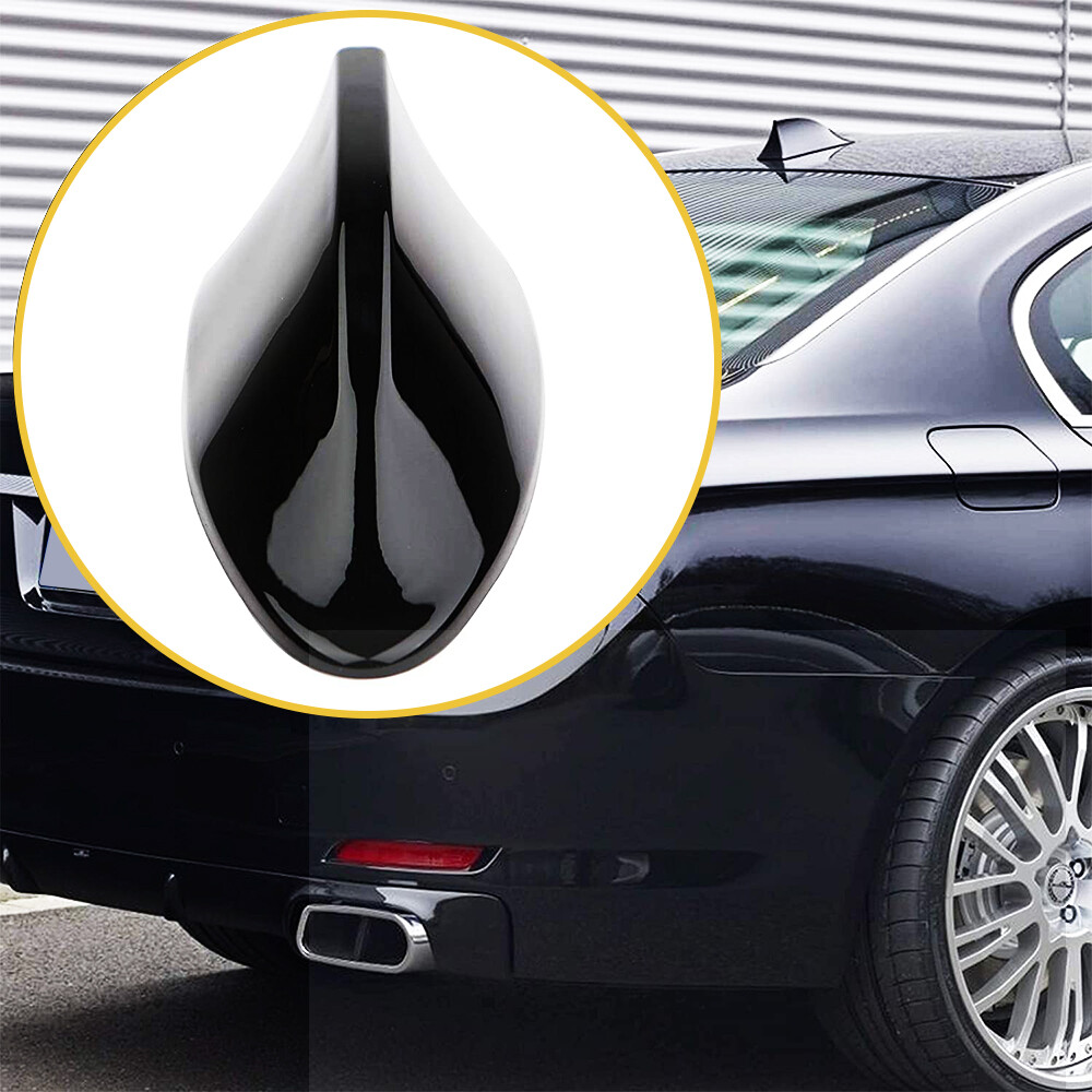 Fin Roof Carbon Fiber Car Antenna Shark Radio FM/AM Antena Cover Accessories US