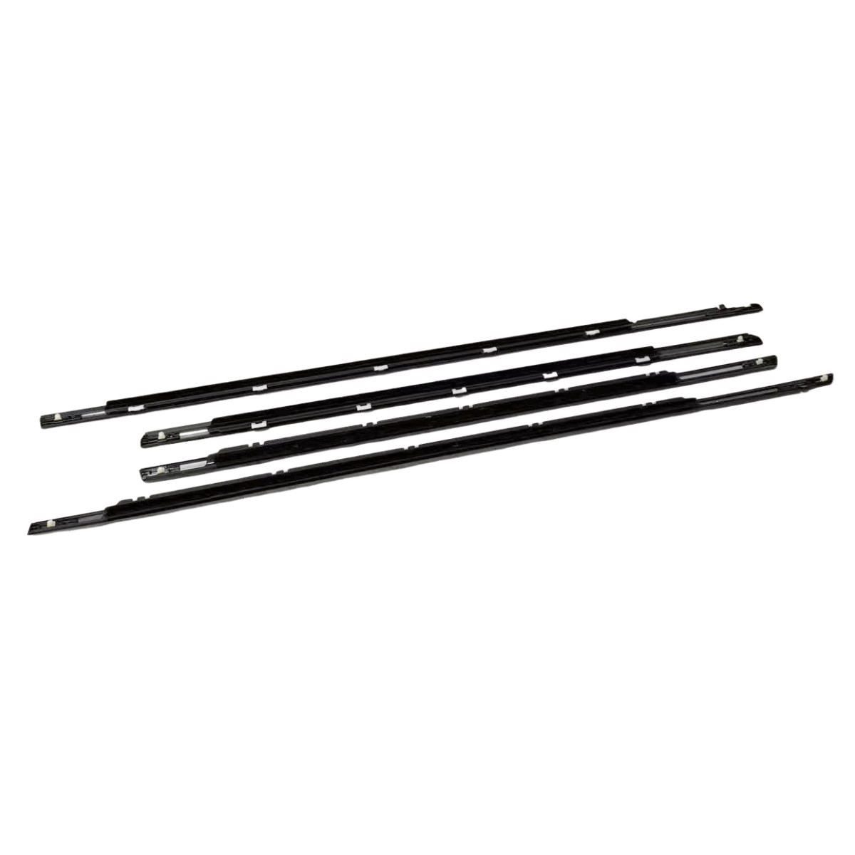 Fit For Kia Forte 2019-2023 Front & Rear Door Belt Outside Weatherstrip 4Pcs Set