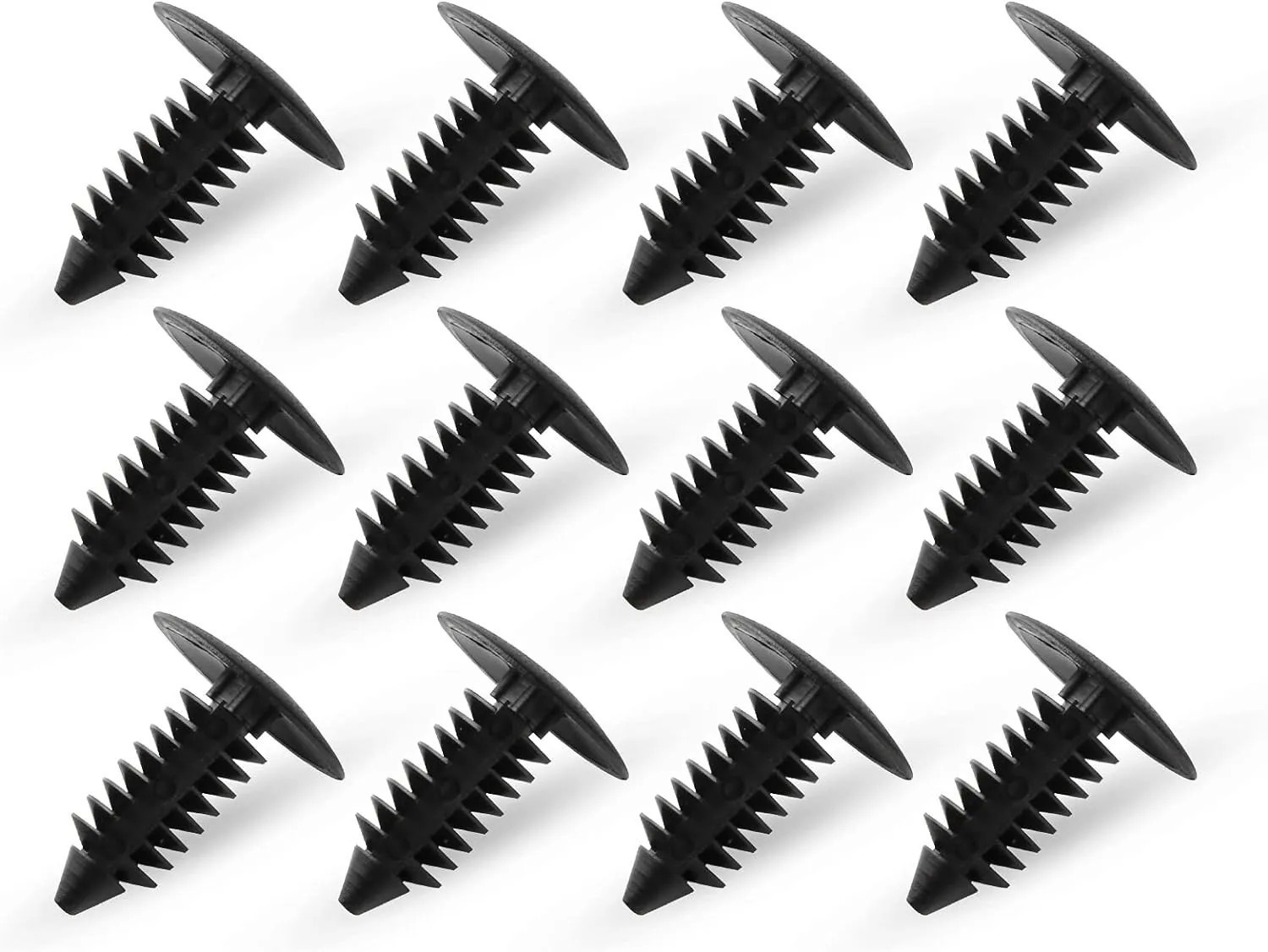 150X 1/4″ Hole Free Shipping Fastener Clips Plastic Rivets Retainer Fender Pin
