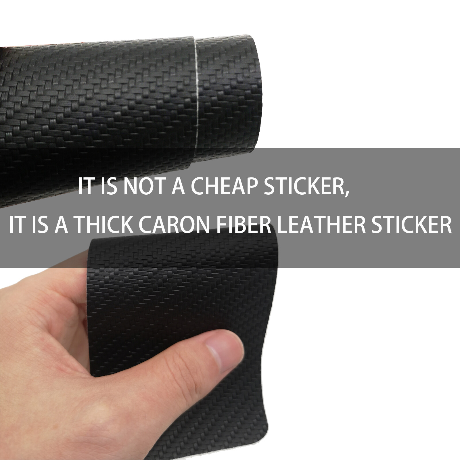 4Pcs Carbon Fiber Leather Car Door Sill Protector Stickers for Mazda Cx9 Cx-9