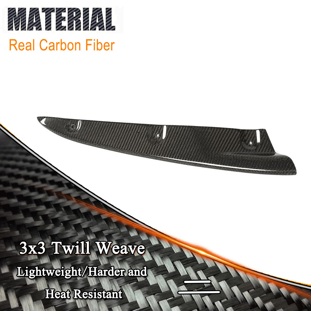 Fit For BMW 8 Series G14 G15 G16 M850i 840i REAL Carbon Front Bumper Lip Spoiler