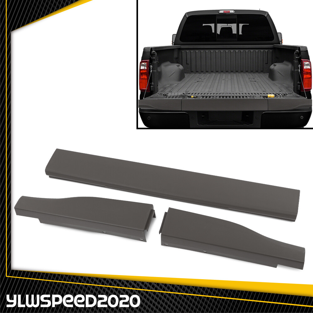 Molding Flex Step Tailgate Trim Cap Kit Fit For 08-16 Ford F250 F350 King Ranch