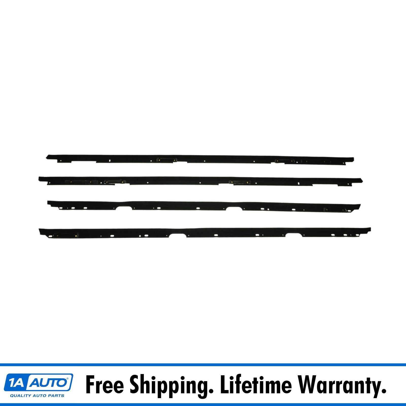 Window Sweeps Felts Weatherstrip Seals Kit Set of 4 for Camaro Firebird Trans Am