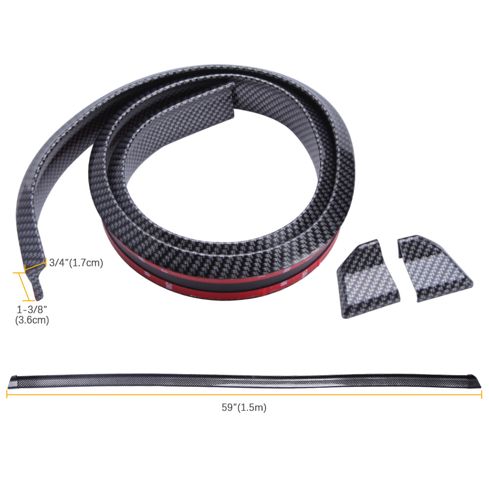 Car Rear Spoiler Wing Carbon Fiber for MERCEDES BENZ A C E Class w204 Universal