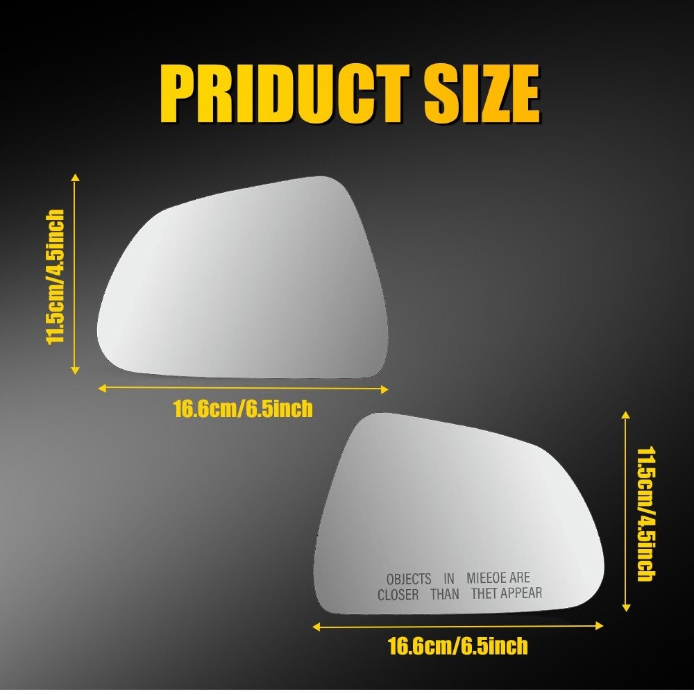Front Left Side Right Heated Exteriors Mirror Glass For Tesla Model 3 2017-2023