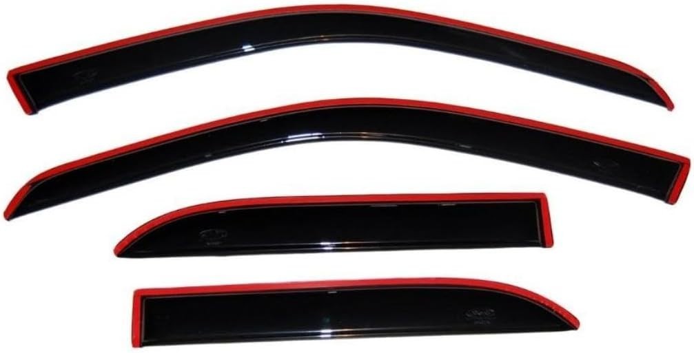 Durable In-Channel Window Deflectors for Chevrolet/GMC Silverado/Sierra Crew Cab