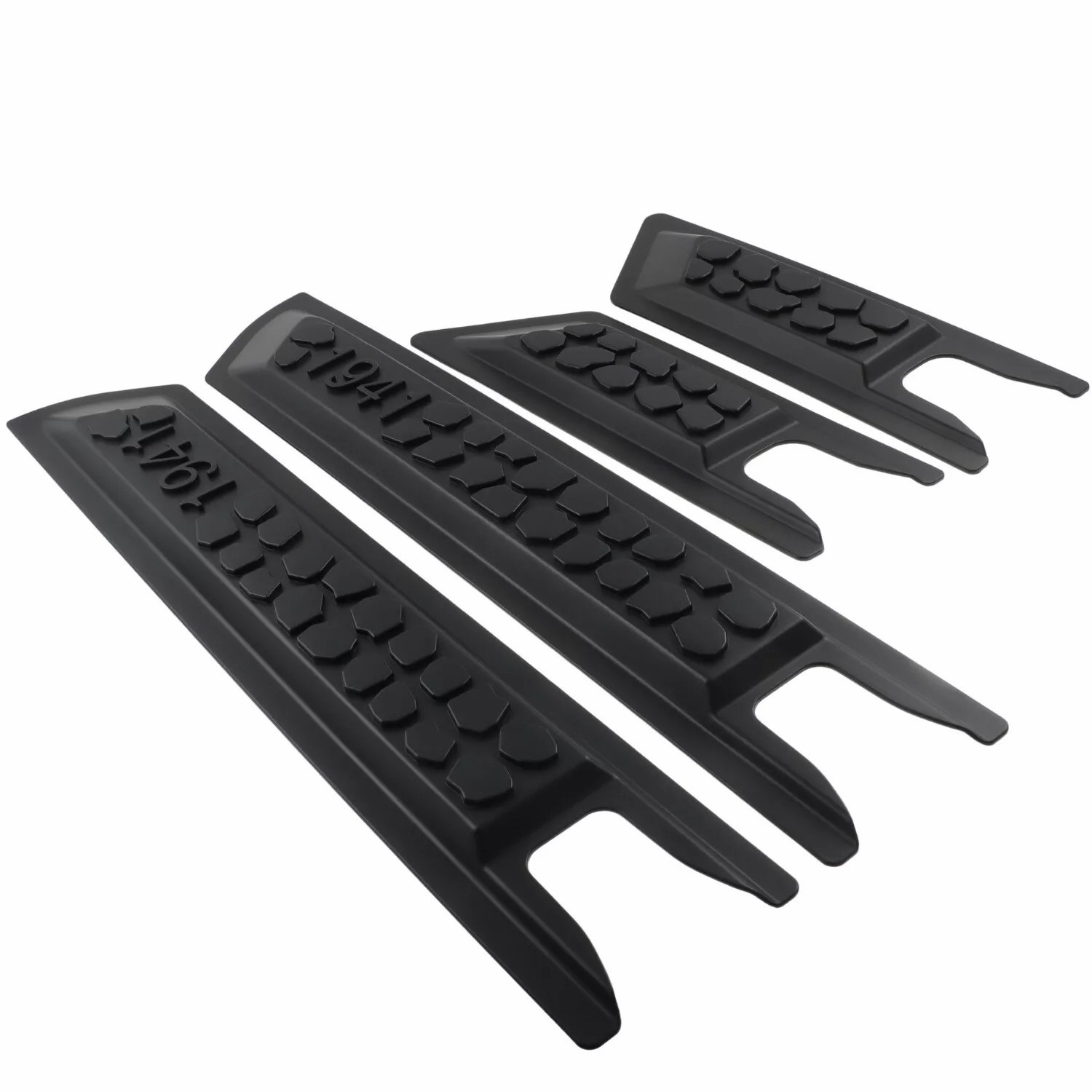 Side Door Garnish Scratch Resistant Cover Black for Jeep Wrangler Gladiator