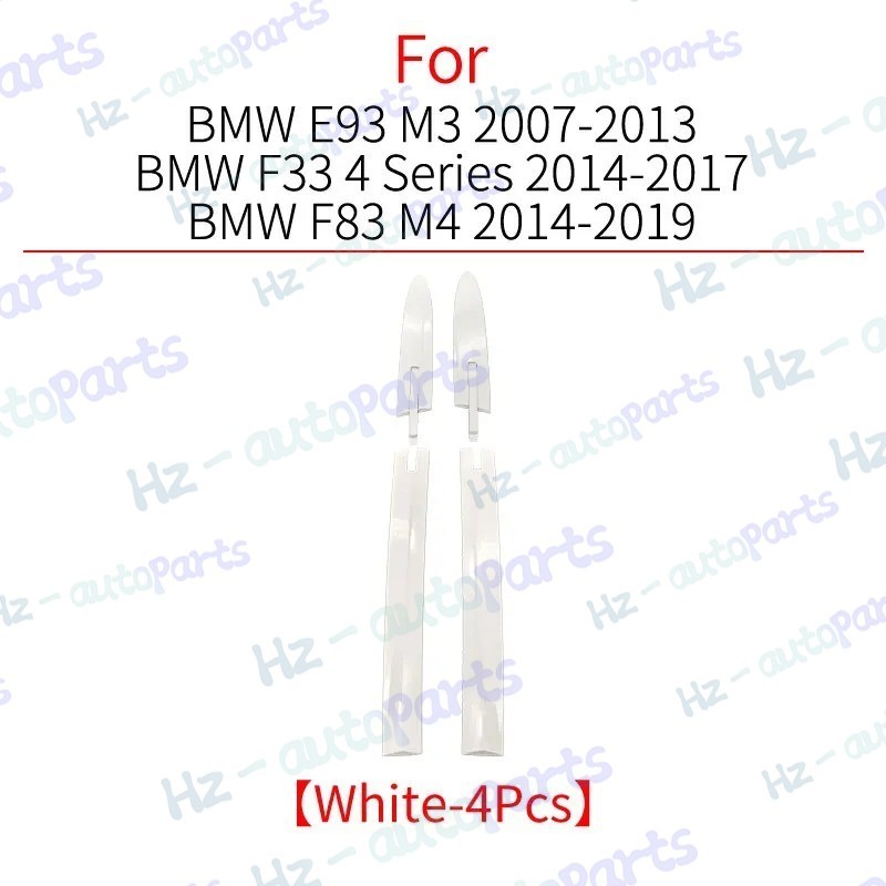 4PCS Left / Right For BMW M3 M4 E93 F33 F83 07-19 Convertible Roof Top Hinge Cap
