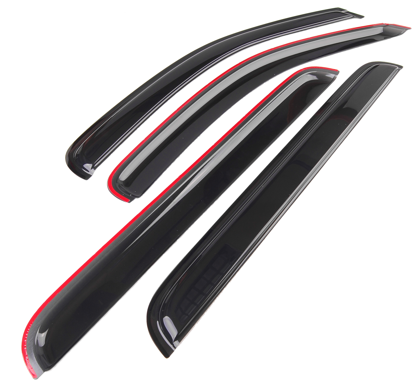 Fit 2005-2012 Nissan Pathfinder Acrylic Window Visors Vent Sun Rain Guard Shade