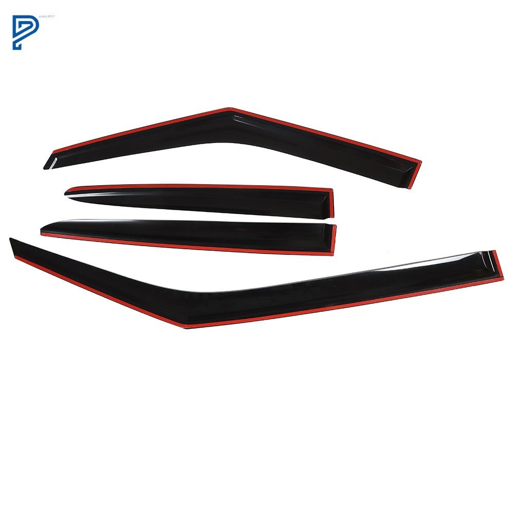 Smoke Side Window Vent Visors Rain Guards For 2011-2017 Hyundai Veloster