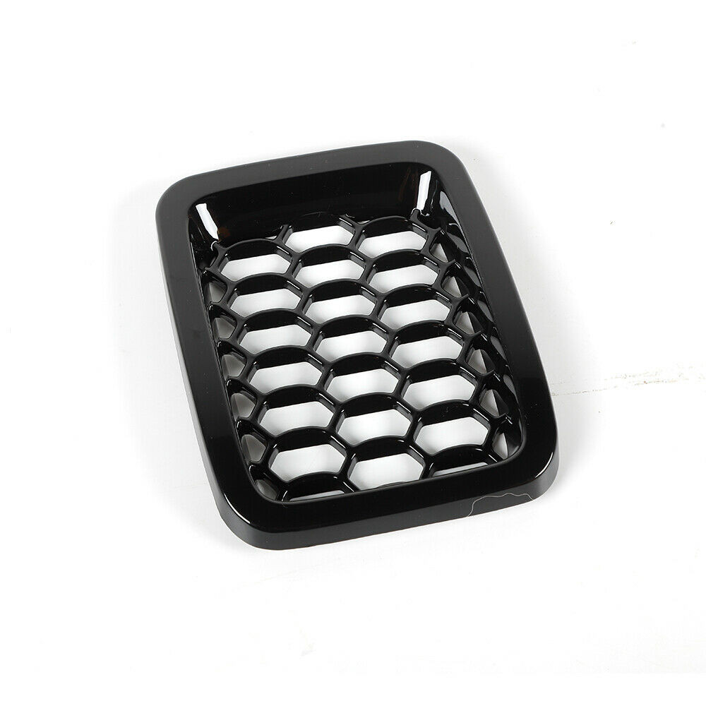 Black Front Grille Insert Mesh Grill Cover Trim For Jeep Compass 17+ Accessories