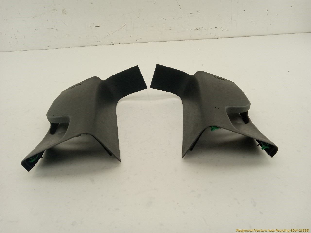 Fiat 500 Pair Of Left & Right Upper B Pillar Trim Panel Gray Fits 2012-2017 12