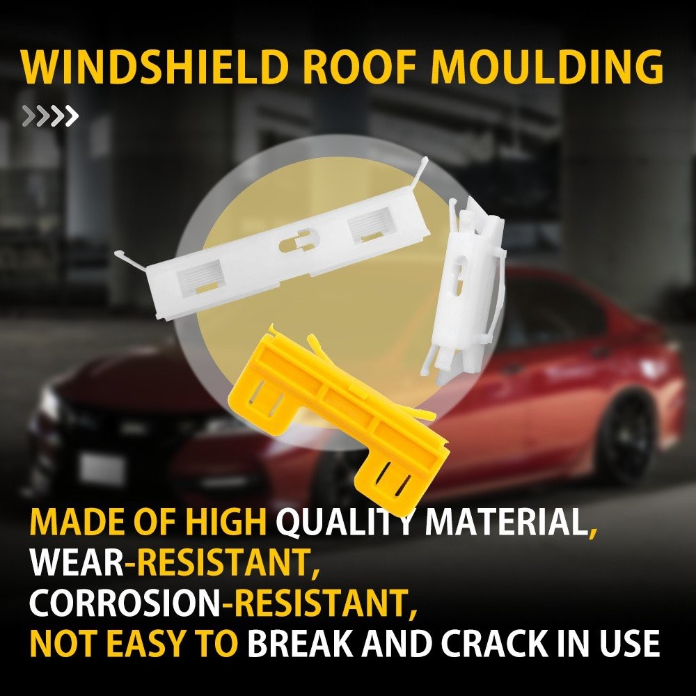 For 2003-2017 Honda Accord Windshield Roof Moulding Clips Repair Set 11pcs P