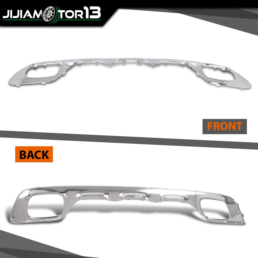 Rear Bumper Valance Panel Silver Fit For 2018-2020 Mercedes Benz GLA250