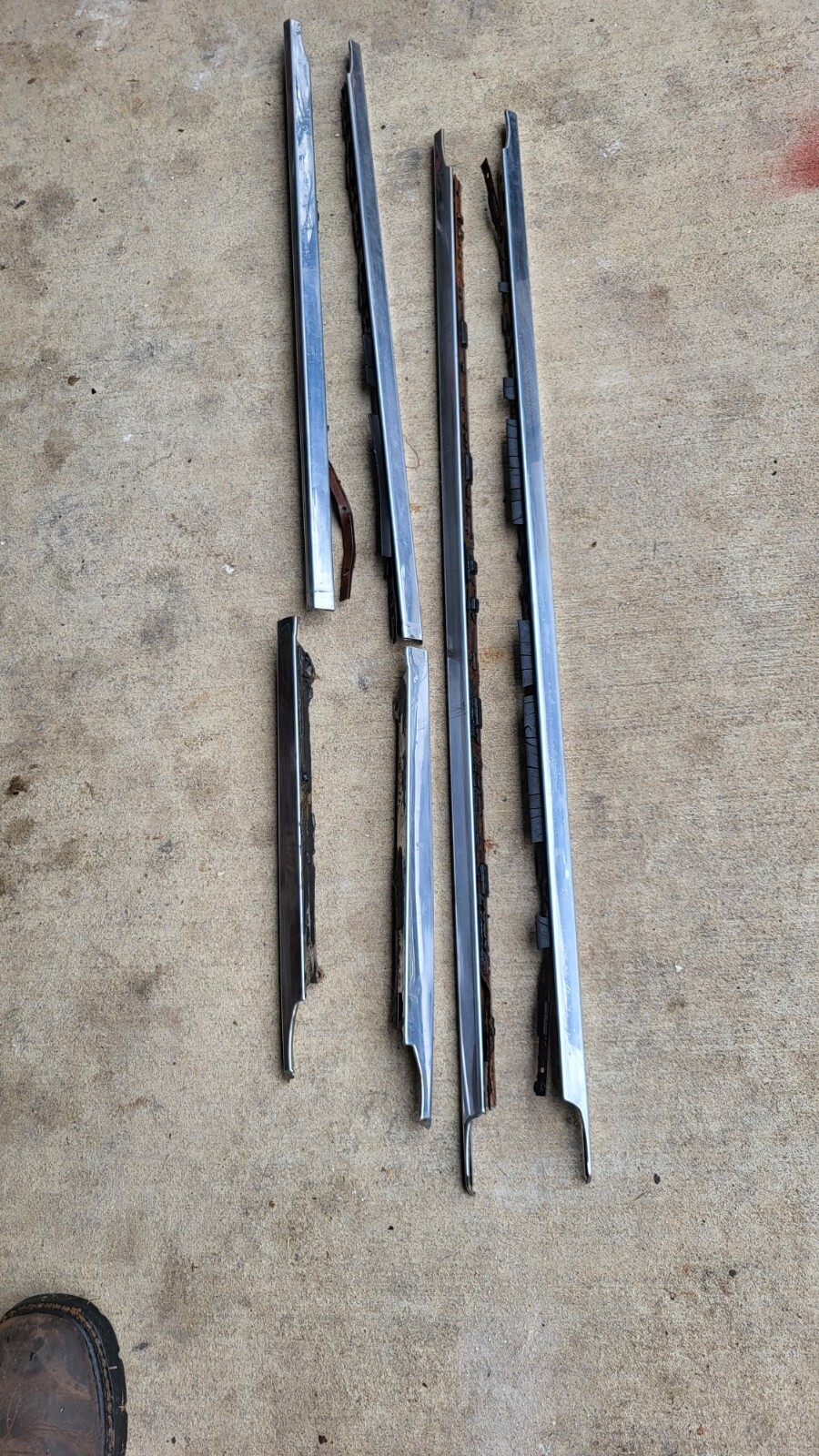1963-1964 Chevrolet Impala 4 Door Sedan Outer Door Reveal Moldings/ Trim