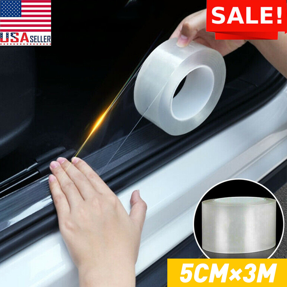 Car Door Transparent Sticker Body Anti Scratch Protector Sill Scuff Cover Strip