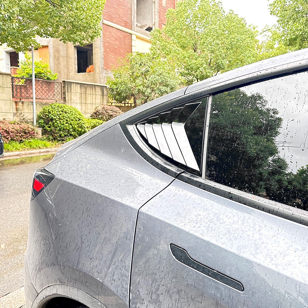 Side Window Louver Cover Sport Style for Tesla Model Y 2020-2024 Accessories