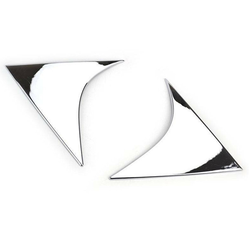 For Hyundai Tucson 2015-2020 Chrome Rear Wing Side Window Spoiler Trim Cover