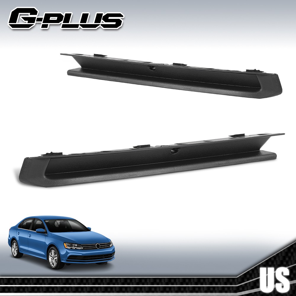 Front Left & RightBumper Trim w/ Fog Light Hole Fit For For VW Jetta 2015-2018