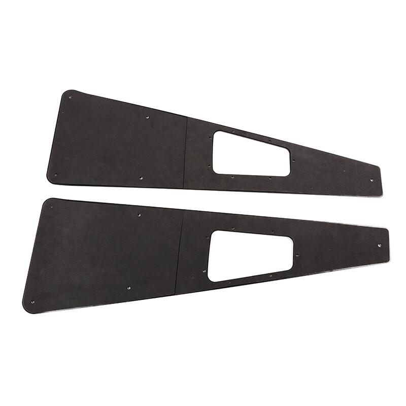 Aluminum Hood Wing Top Protectors Pair For Land Rover Defender 90 110 2004-2018