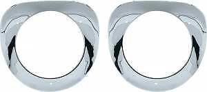 New Chrome Headlight Bezel & Seal Set For 1955-1957 Chevrolet Pickup 55-13045-C