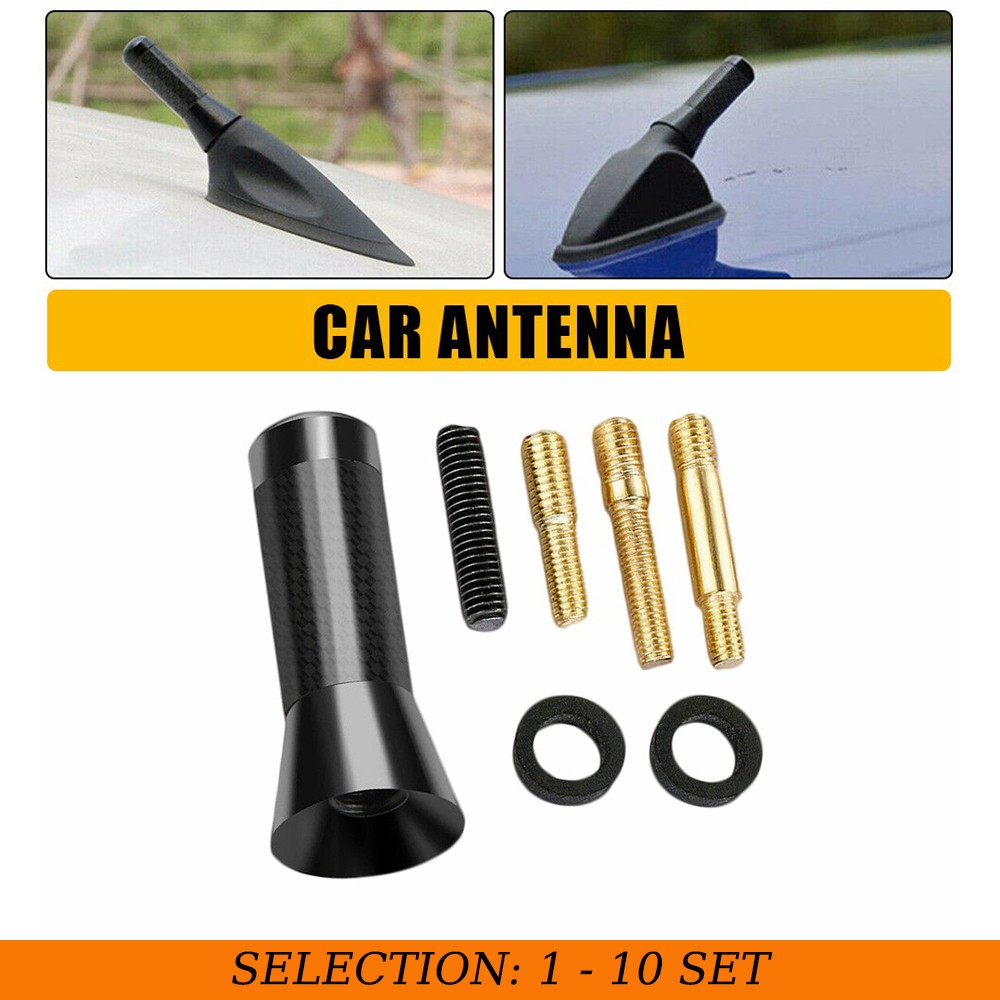 1-10X 1.4″ Carbon Black Antenna Mast Radio AM/FM for TOYOTA FJ CRUISER 2007-2015