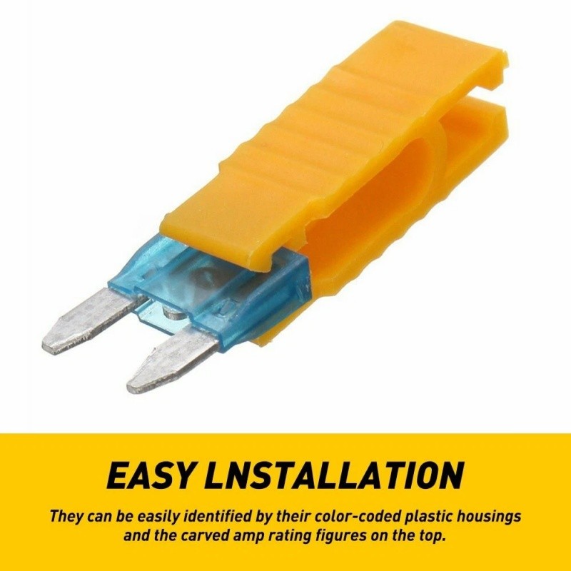 220Pcs Car Blade Fuse Box Assortment Fuses Set for Truck RV Boat Motorcycle ATV