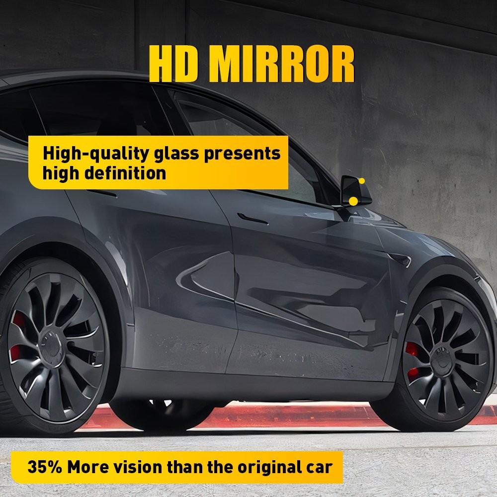 For Tesla Y 2020 2021 2022 2023 2024 2025 Passenger Heated Mirror Glass 1-5X