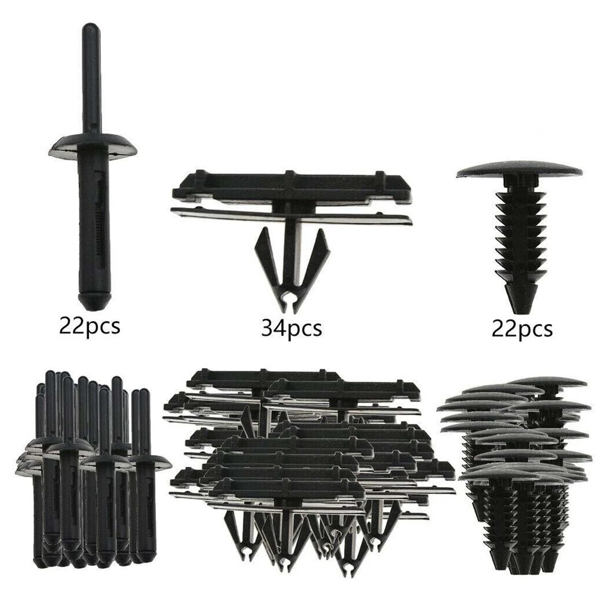78X Full Fender Flare Hardware Clip Mounting Kit For 2007-18 Jeep Wrangler JK US