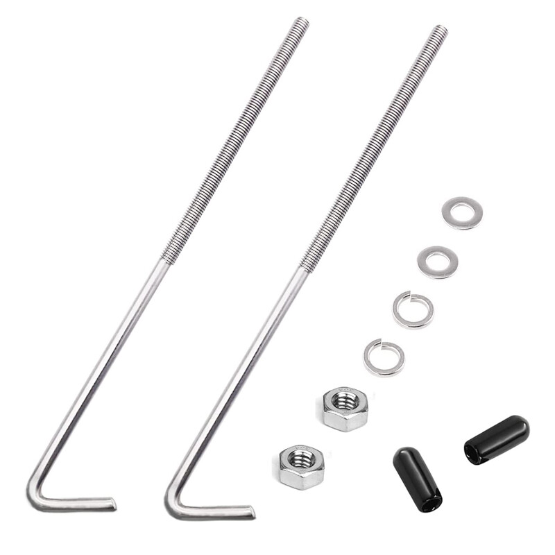 Universal Car Battery Retaining Clamp Holding Clamp Bracket Bolt Tie Down KIT