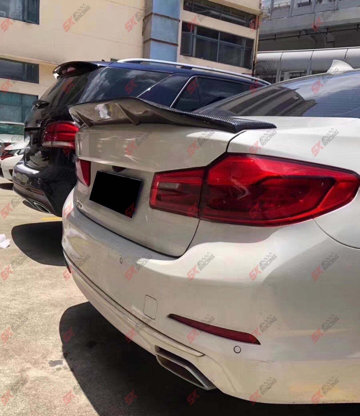 Fits For BMW 5 Series G30 M5 F90 18-23 Carbon Fiber/FRP Rear Trunk Spoiler Wing