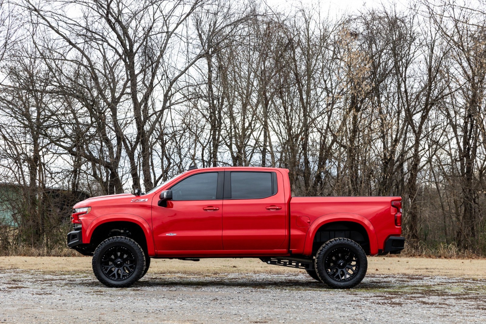 Rough Country Sport Fender Flares GAZ Summit White Chevy Silverado 1500 19-26
