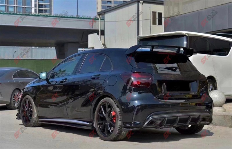 Forged/Carbon Fiber Rear Roof Spoiler Wing Fits Benz A-Class W176 Hatchback A200