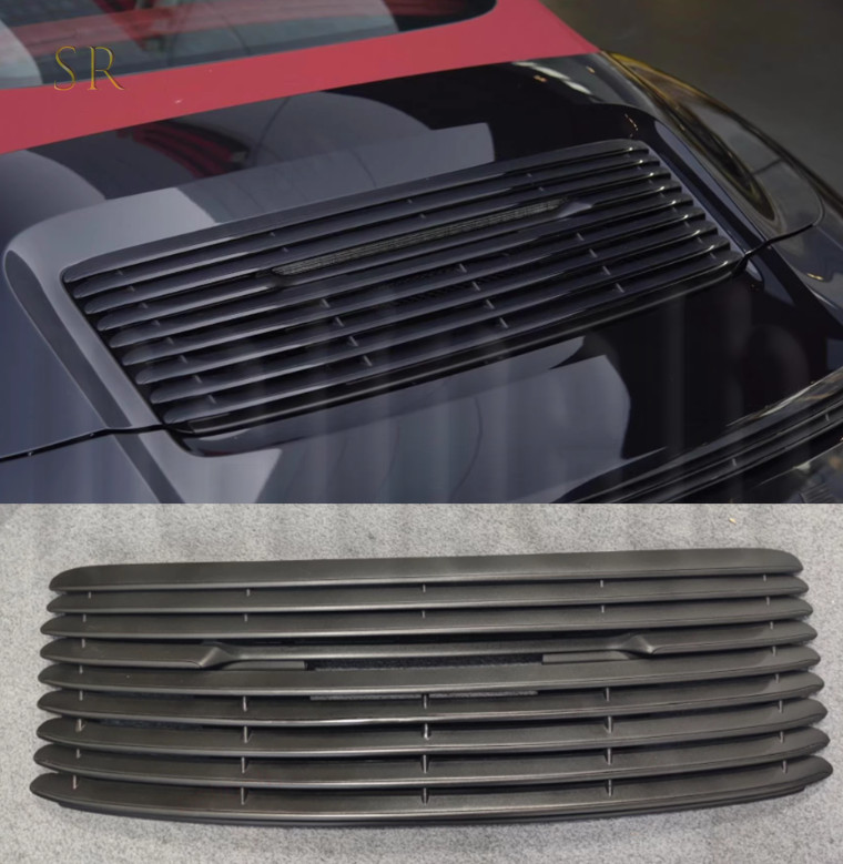 Matte Black GTS Style Engine Vent Grille Fits For 2011-2016 Porsche 911 991.1