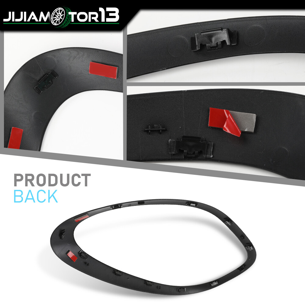 Pair Headlight Bezels Trim Ring Left Right Side Fit For Mini Cooper 2011-2016