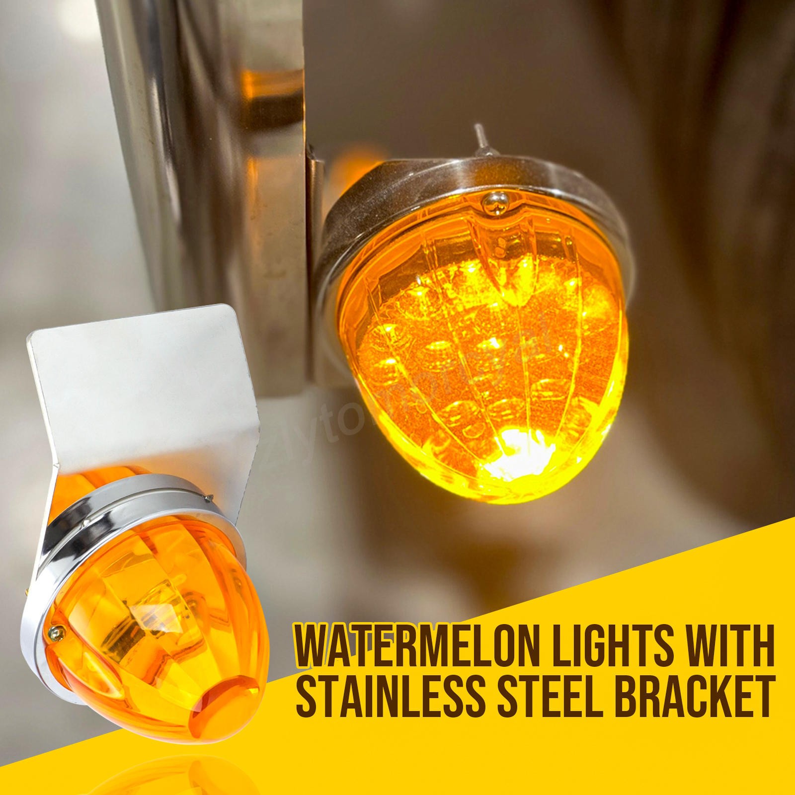 10x Watermelon Light Under Glow Frame Bracket Universal Clamp Style Mount &Light