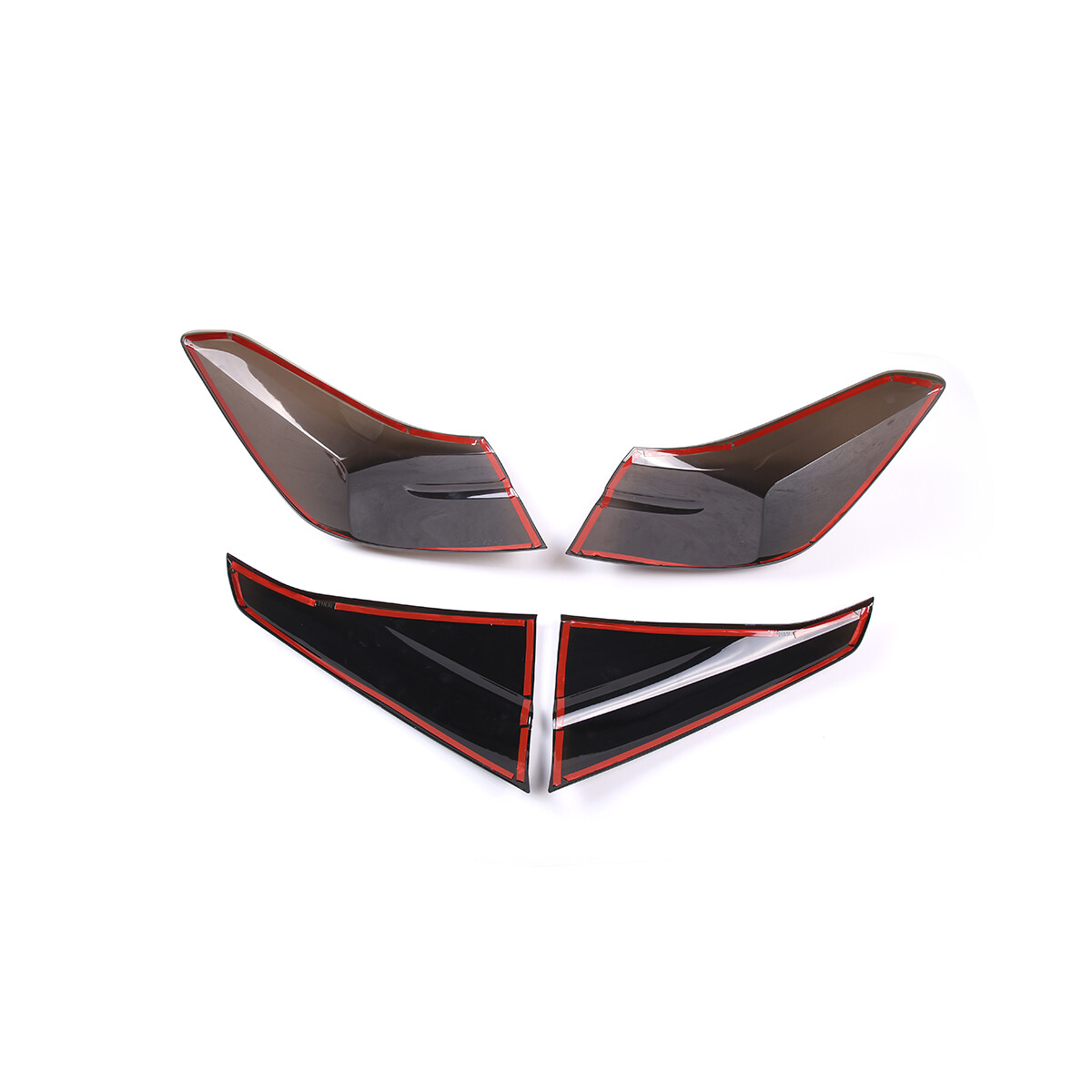 Smoked Rear Tail Light Lamp Shell Cover Trim Accessories For Honda Civic 2022-23