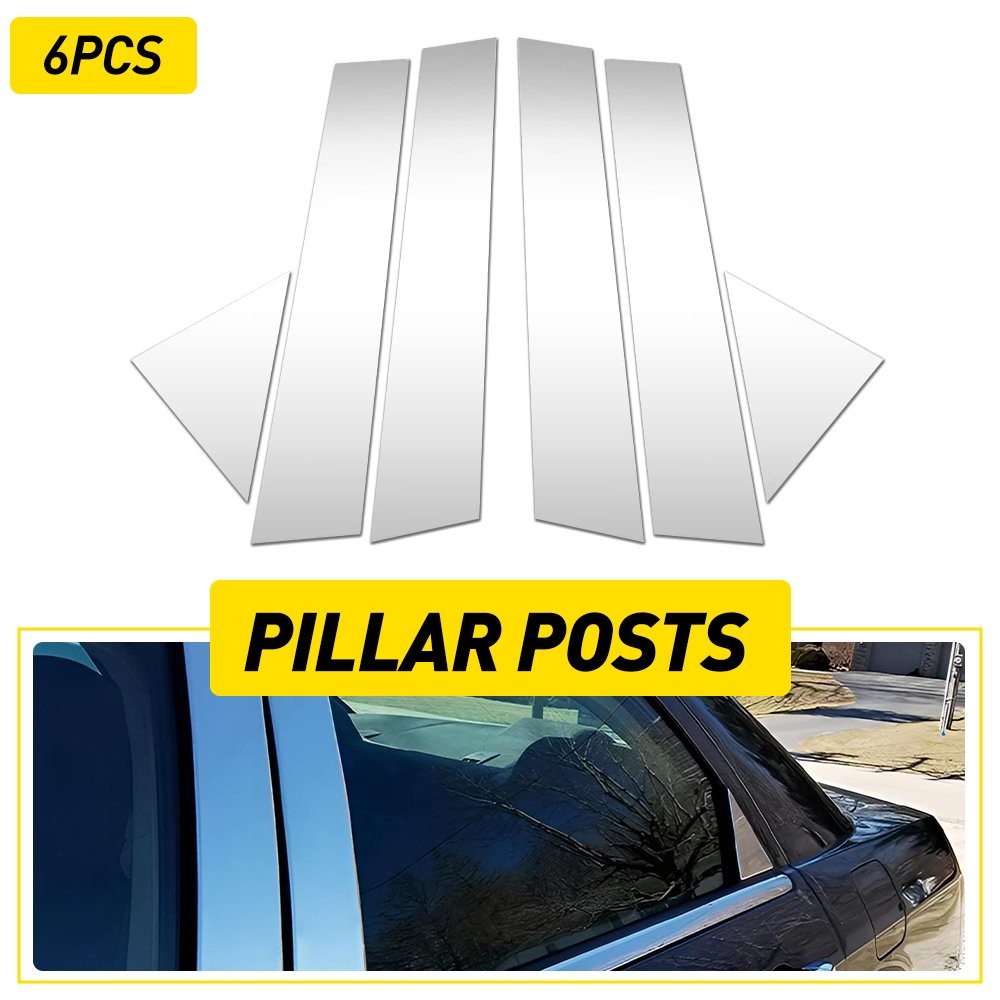 For 2005-2010 Chrysler 300 300C/ Door Magnum Pillar Post Chrome Trims