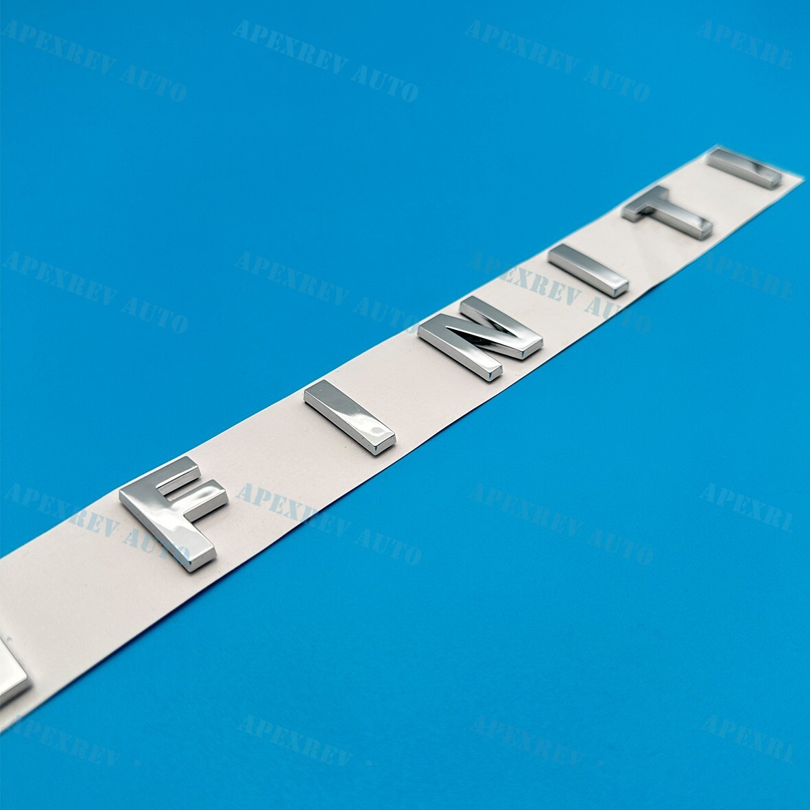 Rear Tailgate Letters Emblem For Infiniti 17-21 Trunk Lid Badge Nameplate Chrome