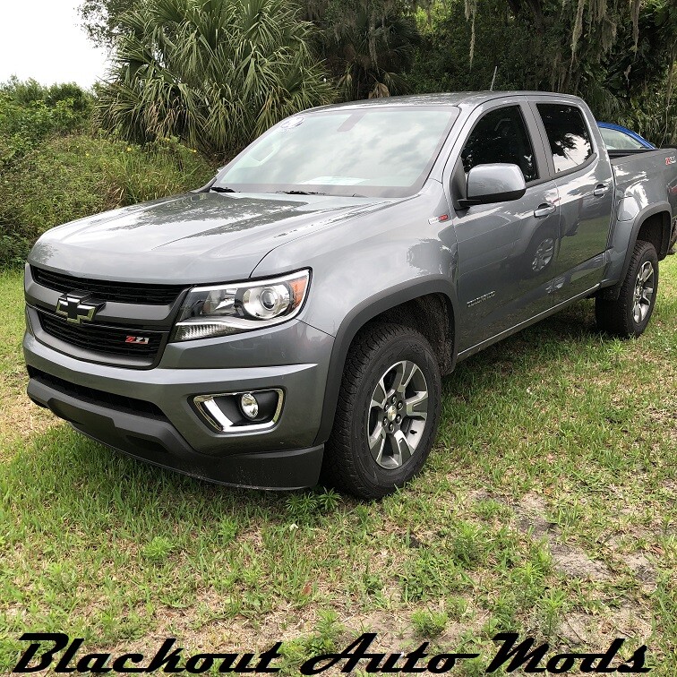 Matte Black Vinyl BowTie Steering Wheel Emblem Overlay Decal Chevrolet Colorado