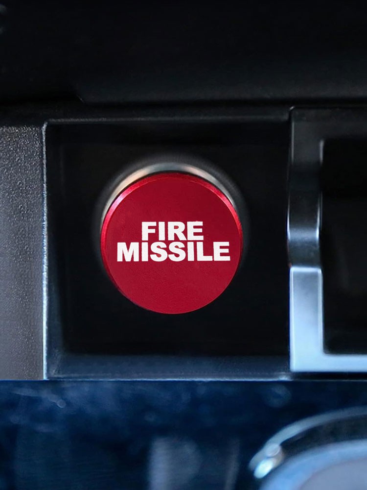 DC 12V Fire Missiles Push Button Car Lighter Parts Car Interior Accessories