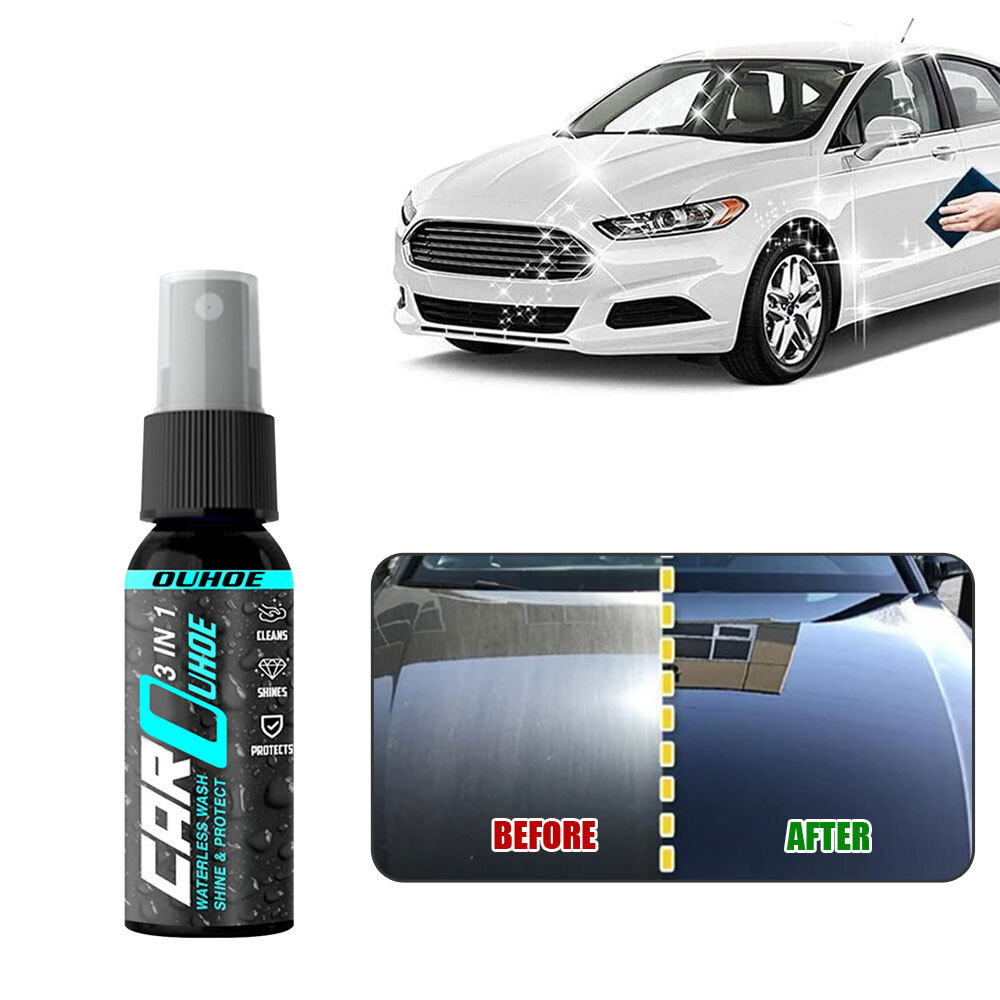 3 In 1 Car Coating Spray Nano Ceramic Polishing Wax Paint Scratch Repair Sets