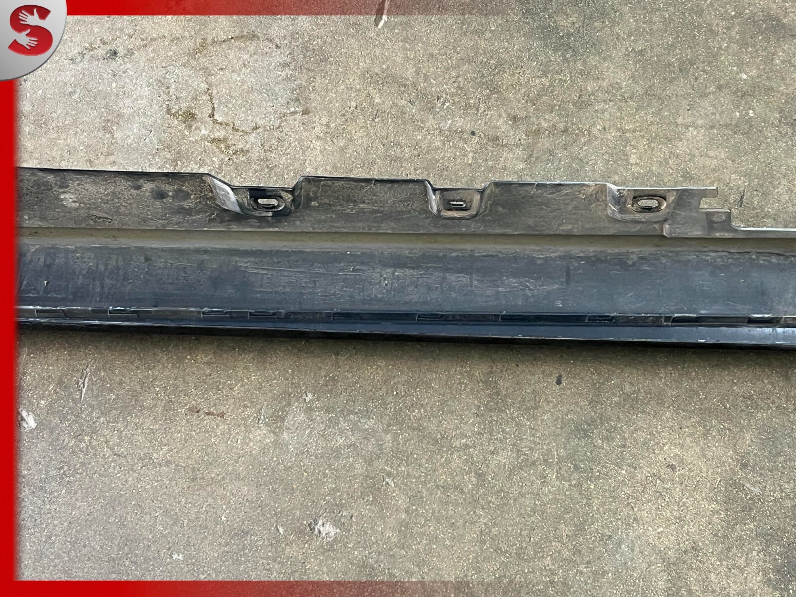 11-16 BMW F10 528I 535I 550I RIGHT SIDE SKIRT ROCKER PANEL TRIM BLACK SCHWARZ 2
