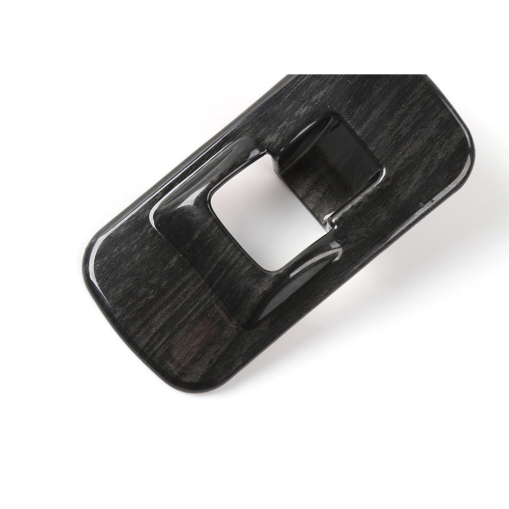 Window Lift Adjust Switch Panel Cover Trim for Ford F150 15-18 Black Wood grain