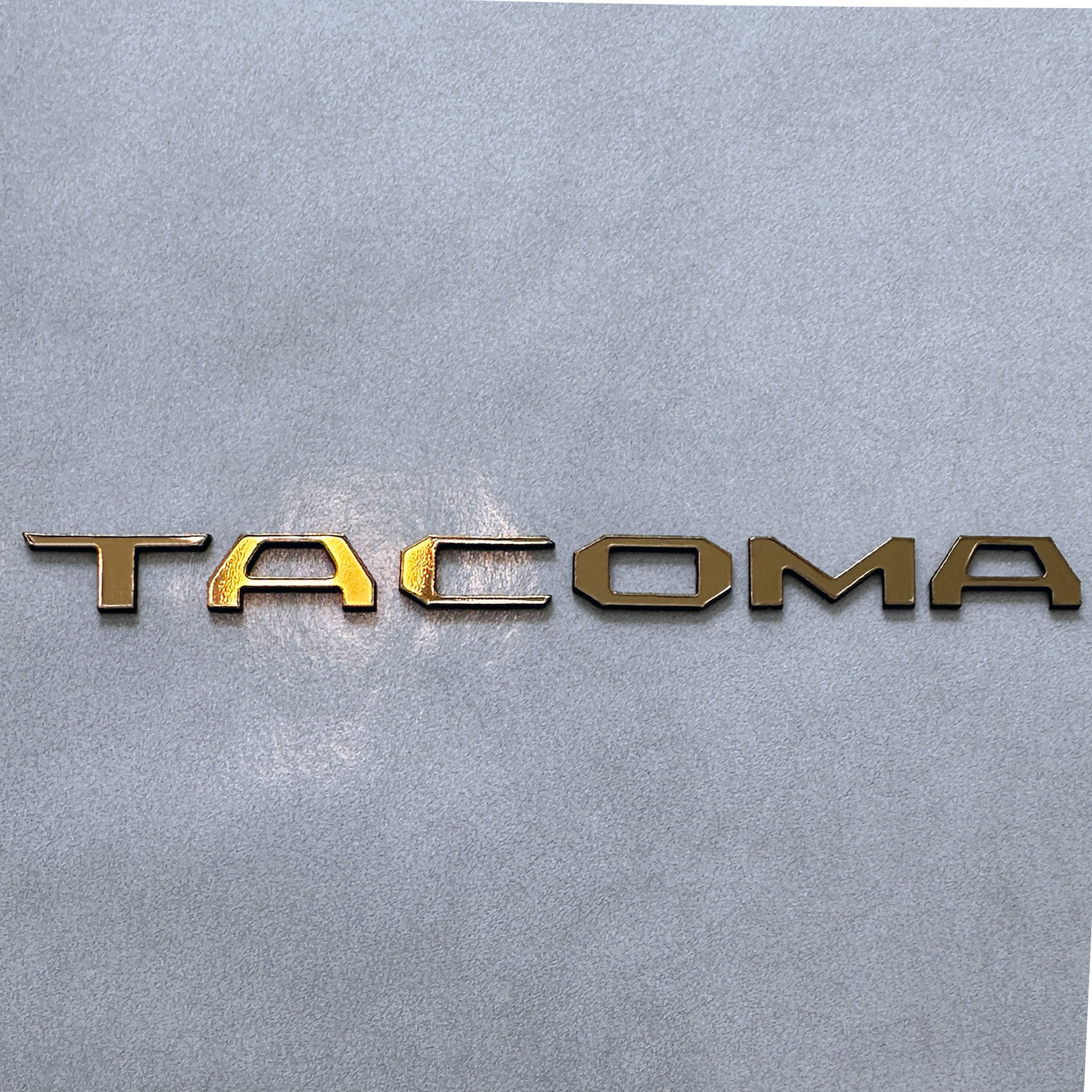 Gold Glove Box Dashboard Letter Inserts fits 2016-2025 Toyota Tacoma FREE SHIP