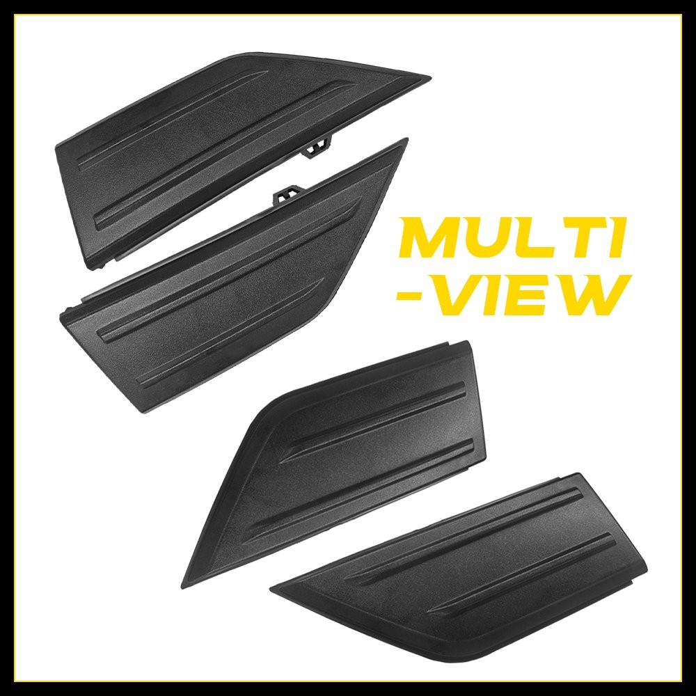 Front Bumper Lower Grille Panel & Corner Panel Cover For 2021-2023 Ford F150 B