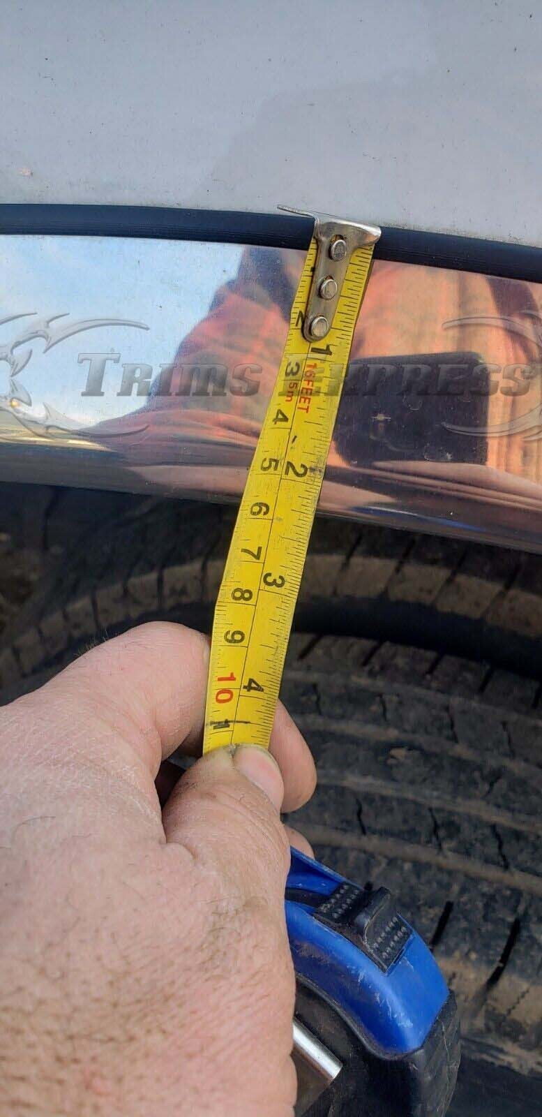 for:1989-1995 Toyota Pickup 4X4 ONLY Stainless Lip Wheel Well Fender Trim 2″ 4Pc
