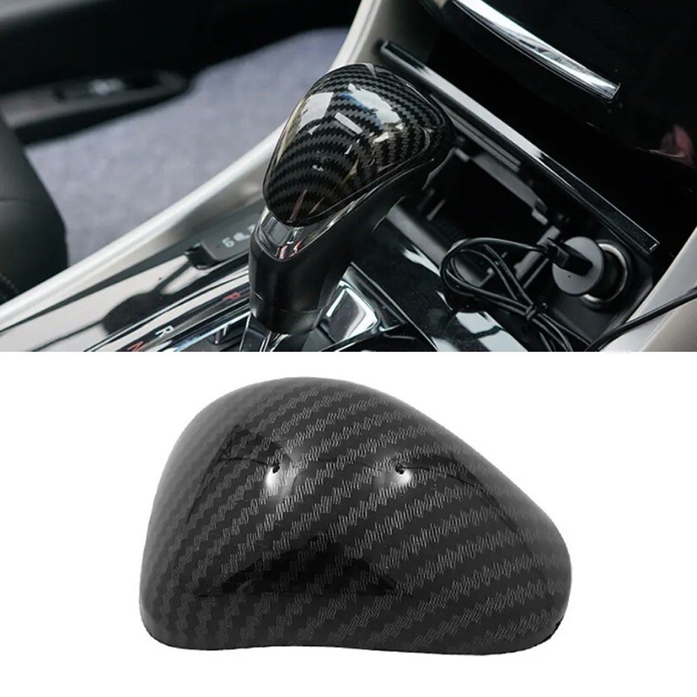 ABS Carbon Fiber Color Gear Shift Knob Cover Fit For Honda Accord 2013-2017 NEW