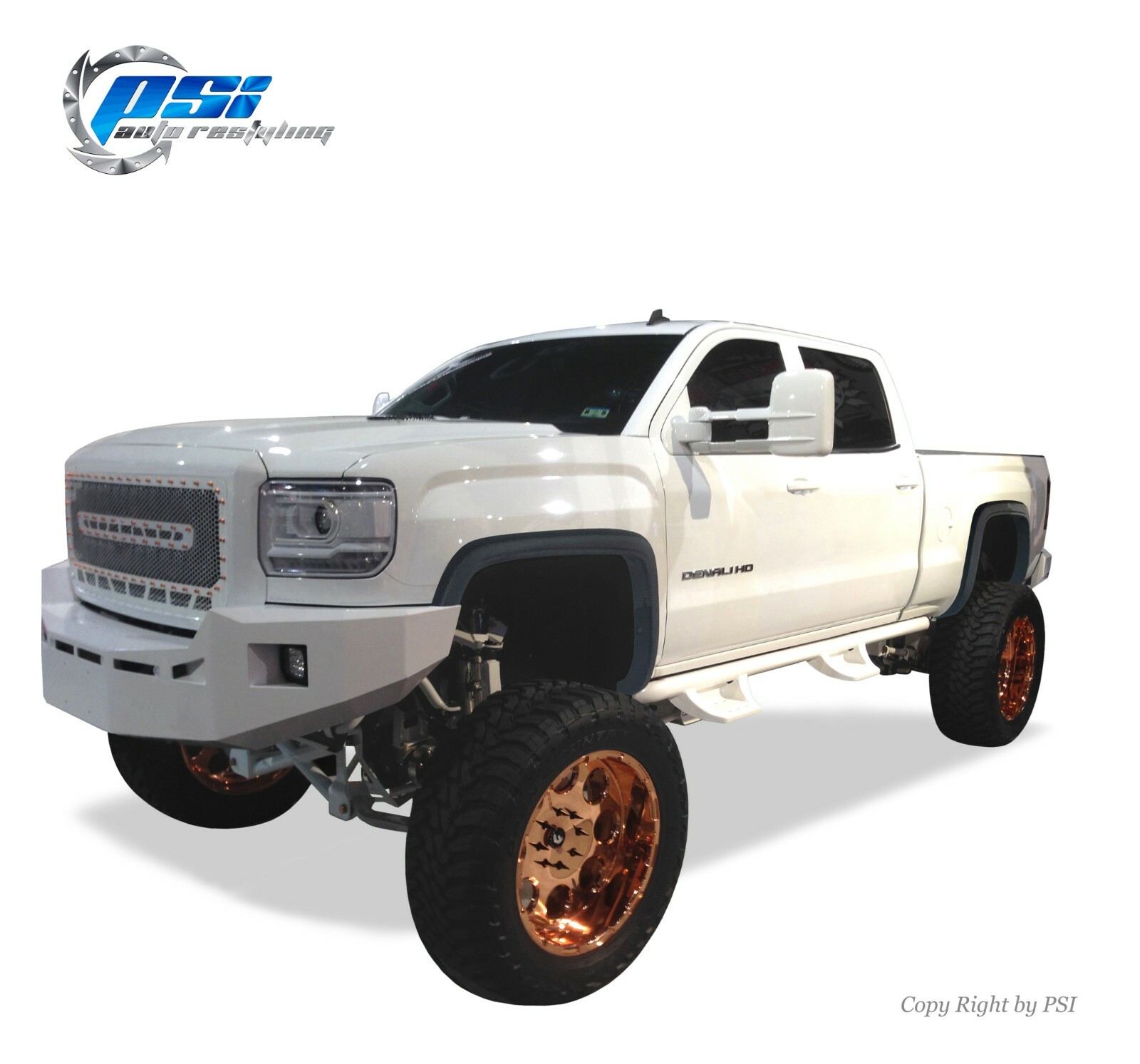Textured OE Style Fender Flares Fits GMC Sierra 2500HD / 3500 HD 2015-2018